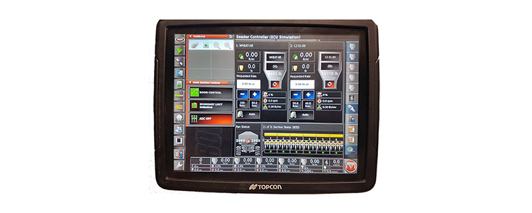 X35 Seeder Controller screen